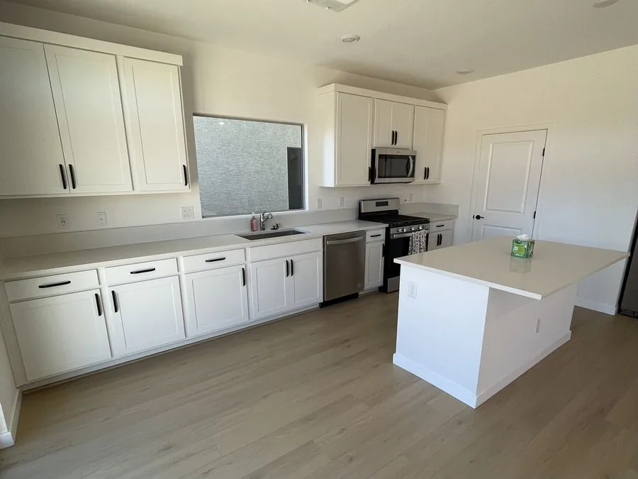 Post-construction new kitchen clean Las Vegas home